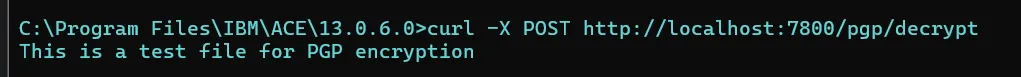 decrypted result