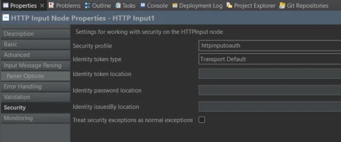 http input oauth policy