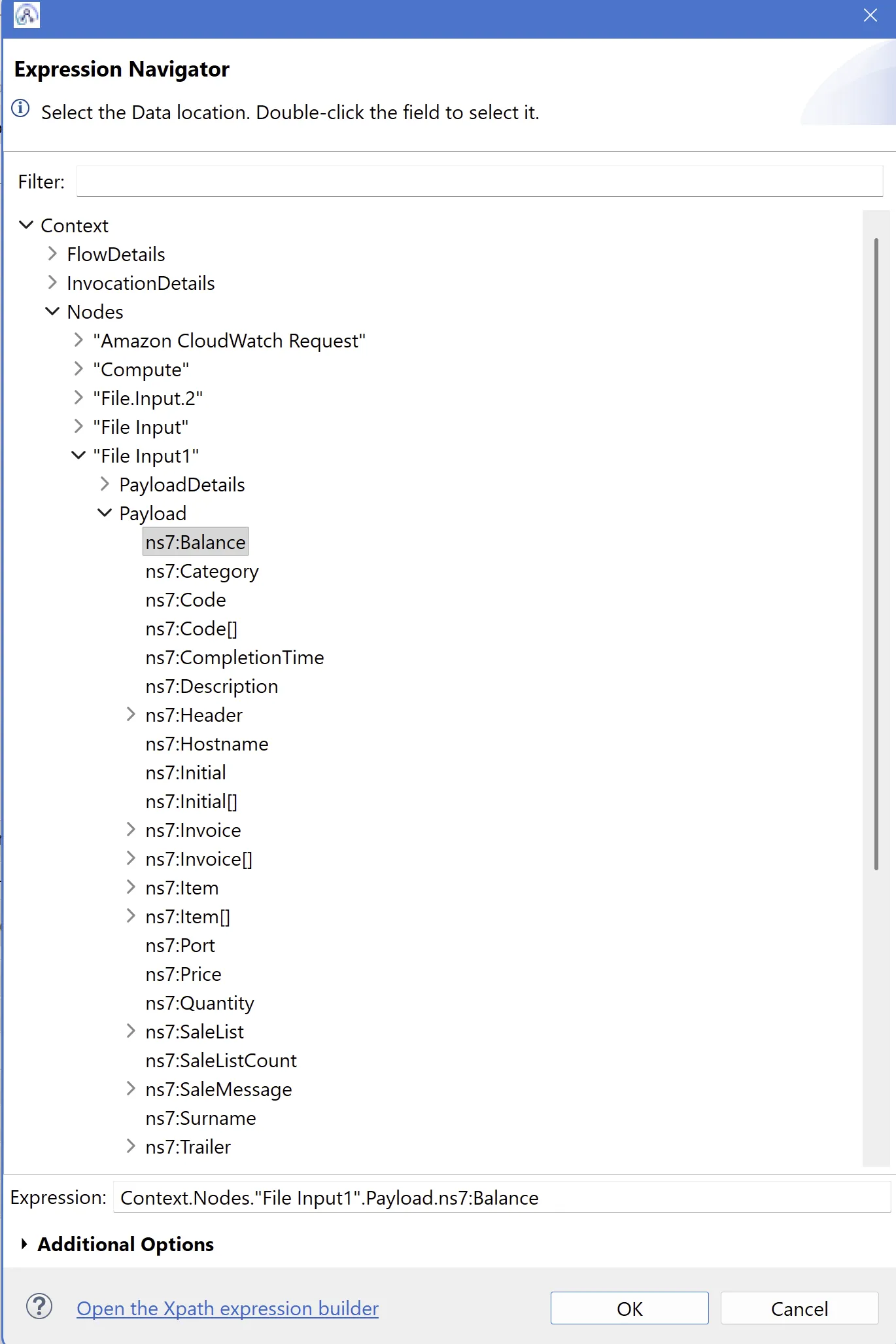 expression navigator